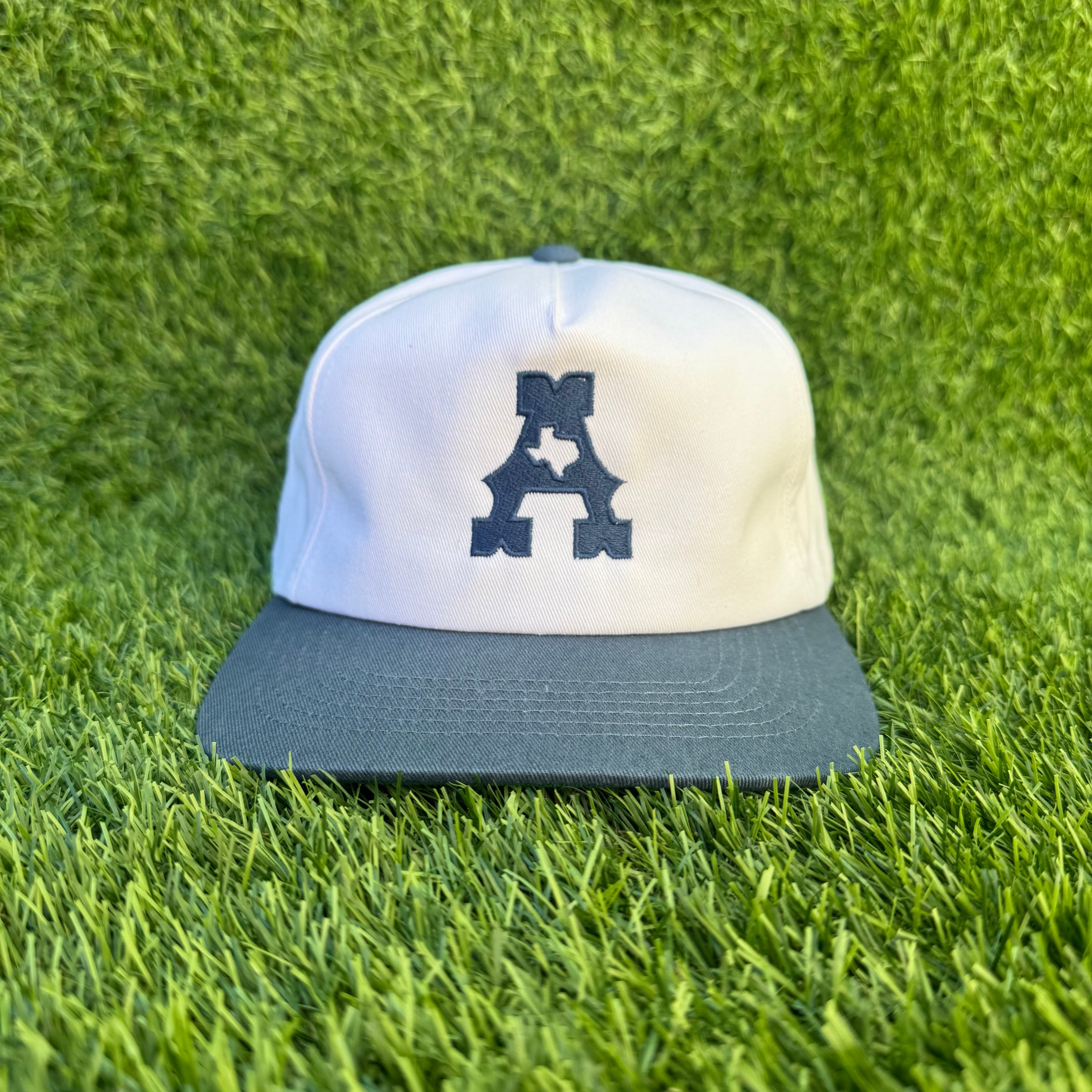 Classic "A" Snapback - White/Blue
