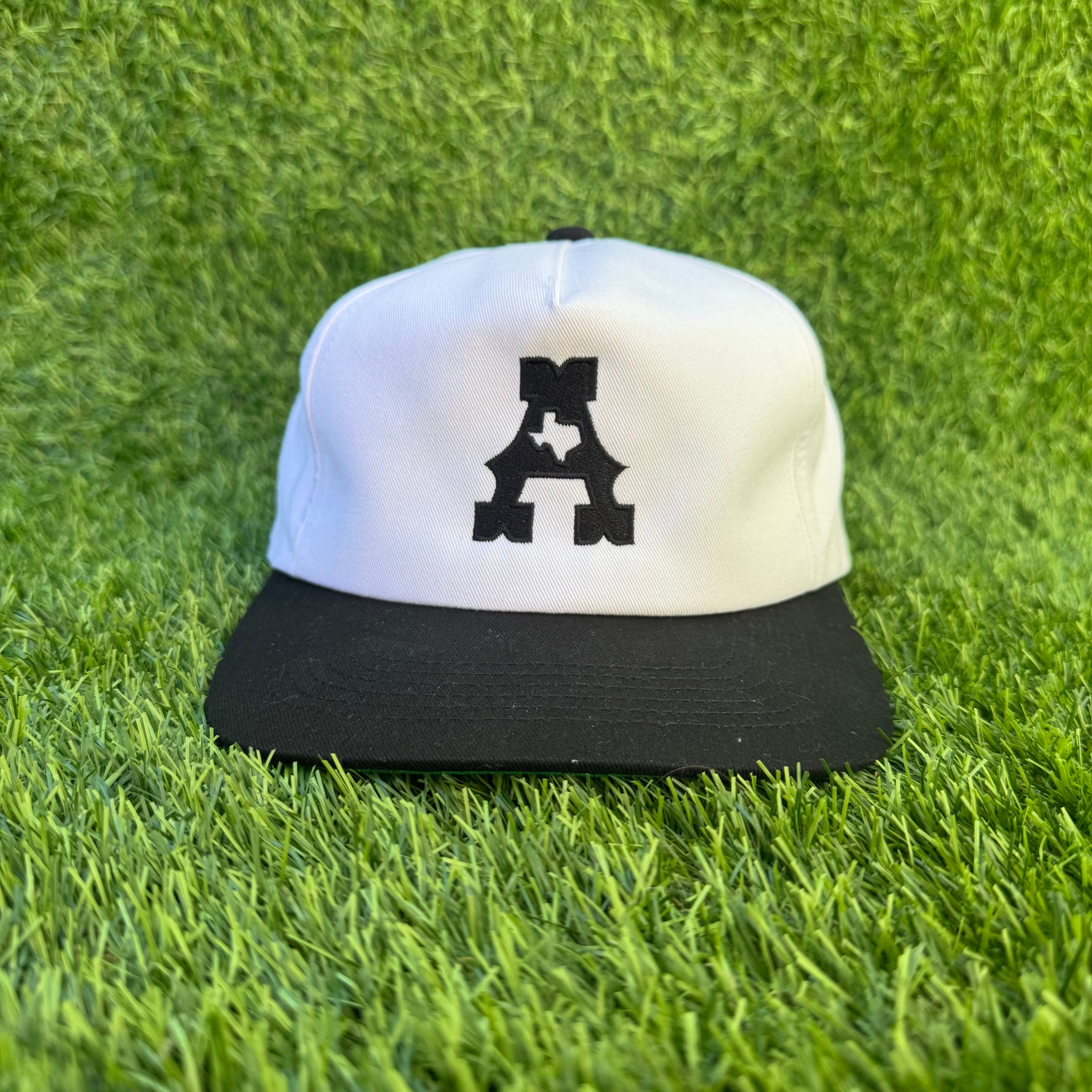 Classic "A" Snapback - White/Black