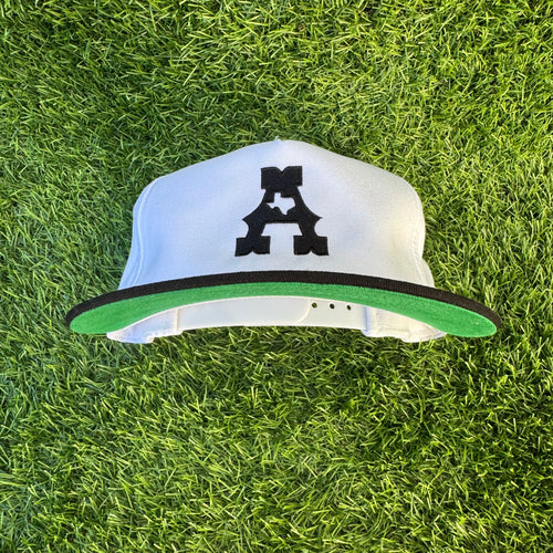 Classic "A" Snapback - White/Black