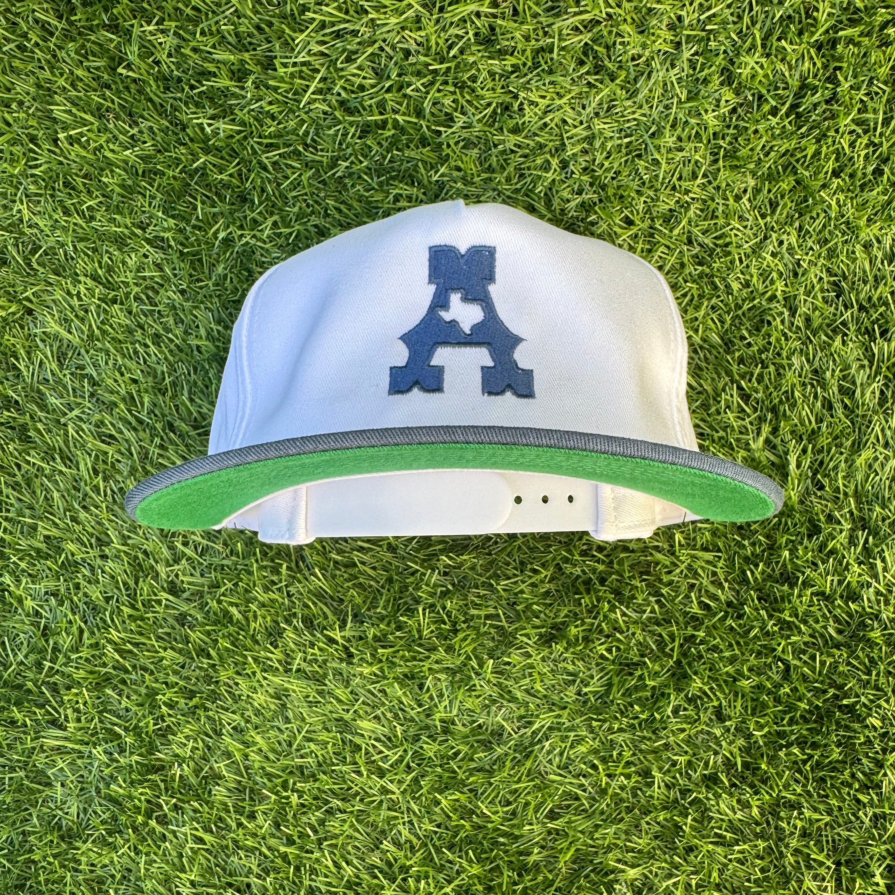 Classic "A" Snapback - White/Blue