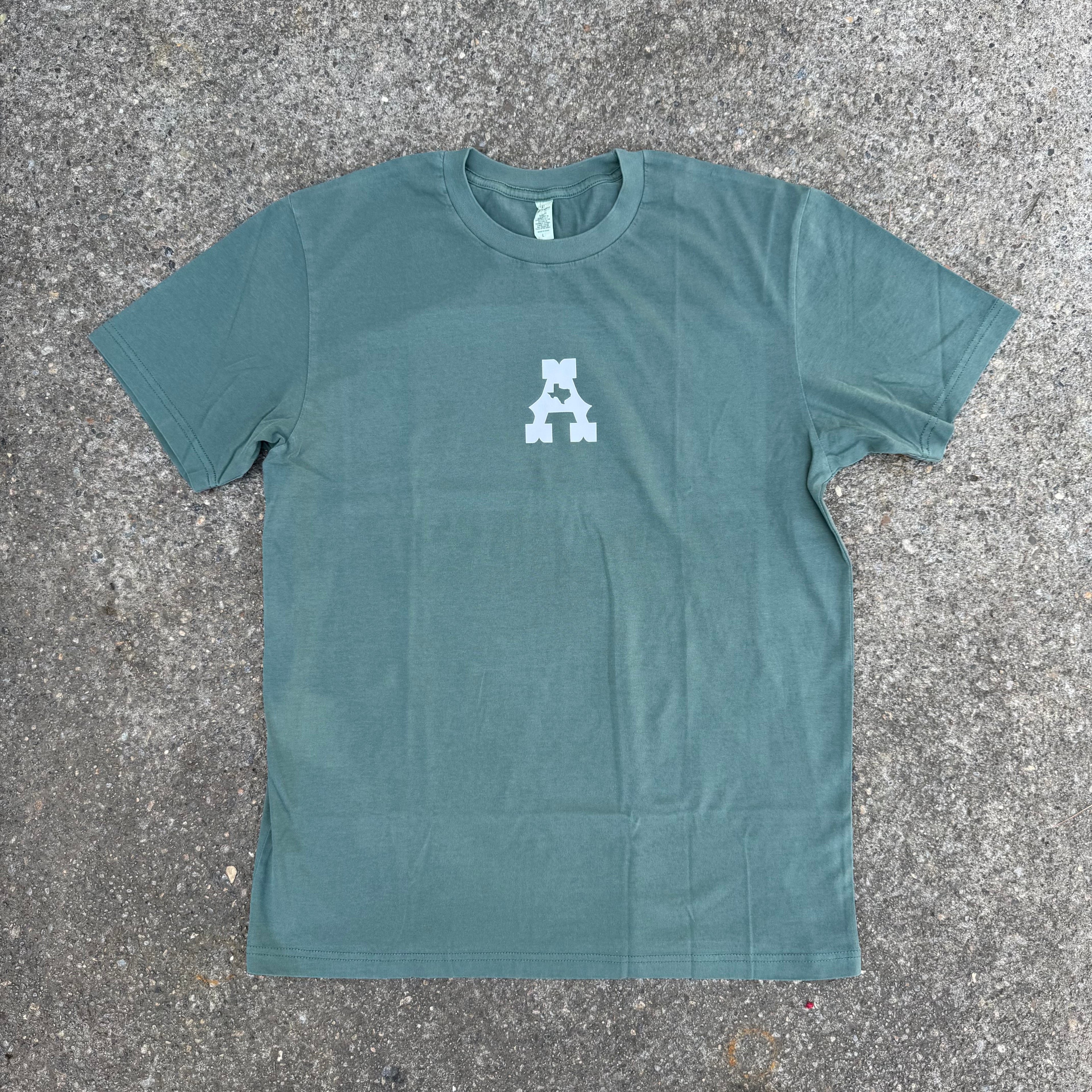 Classic "A" T-Shirt - Washed Green