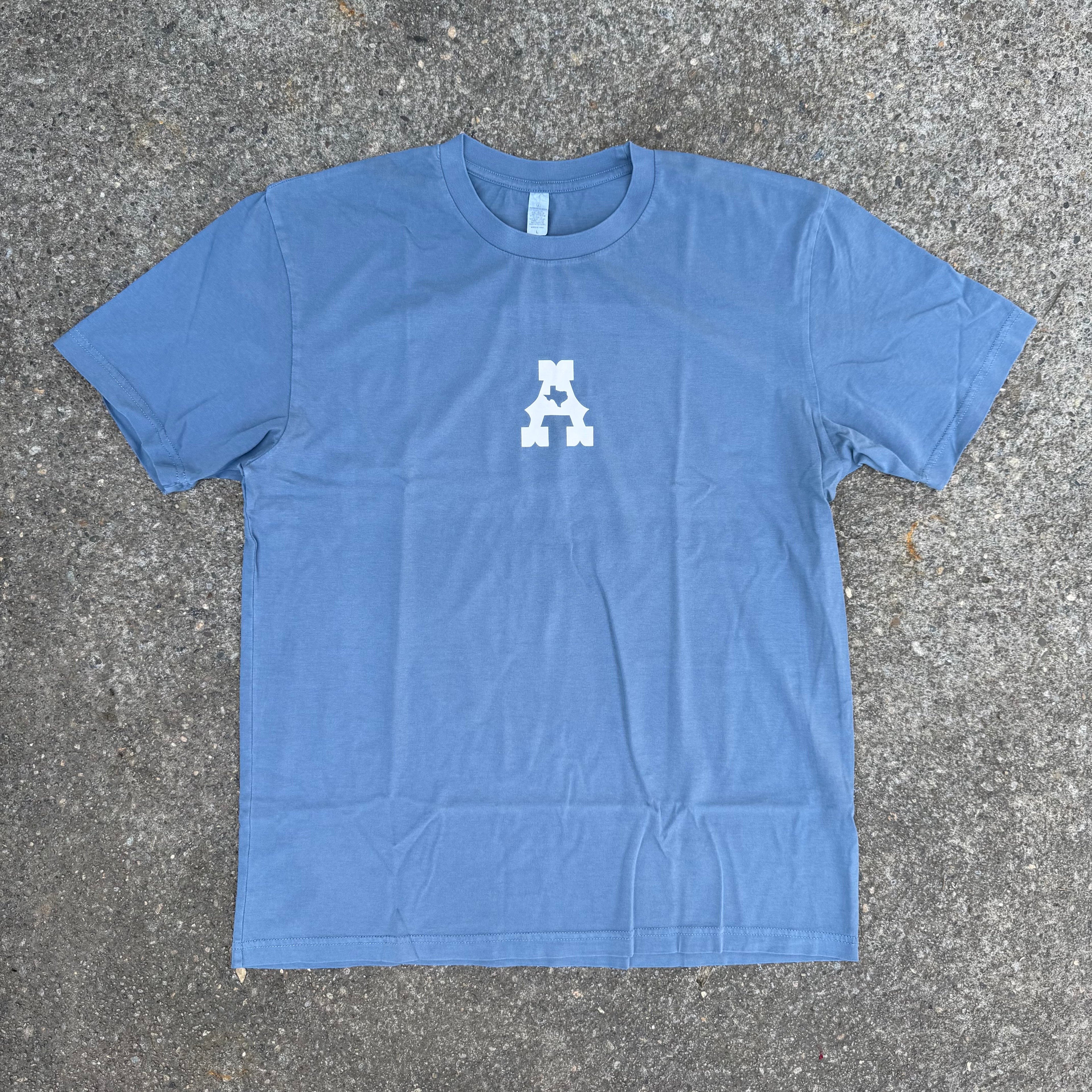 Classic "A" T-Shirt - Washed Blue
